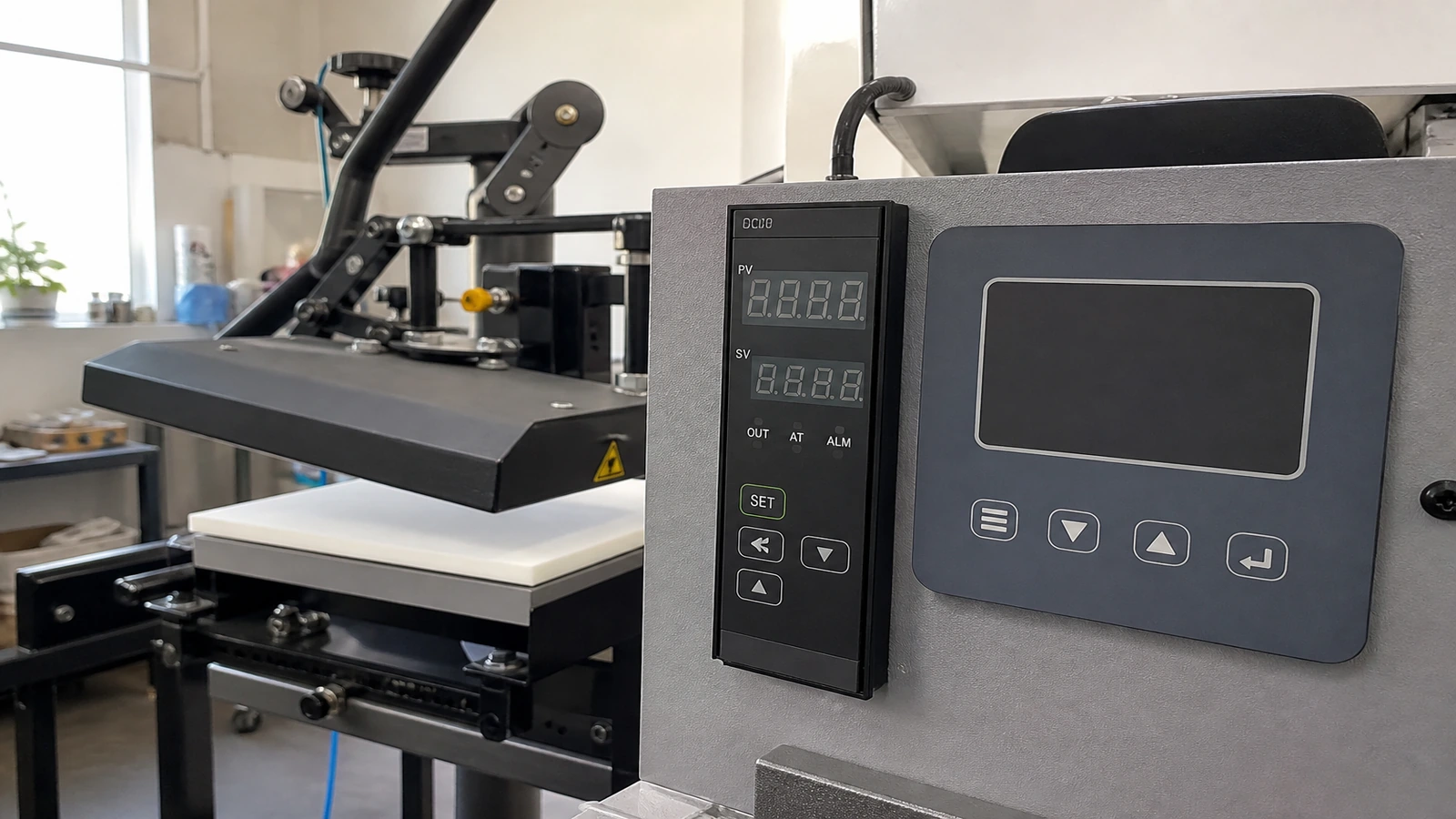 Panel-mount PID temperature controller context for UK search: heat press temperature controller replacement UK