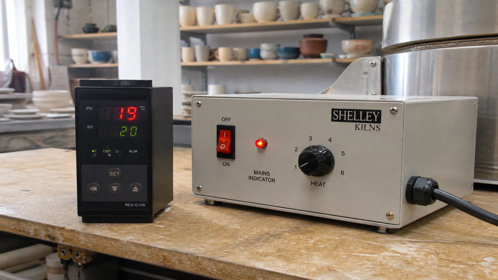 Panel-mount PID temperature controller context for UK search: upgrade old kiln with PID controller UK